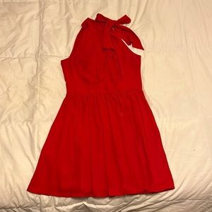 Express red dress
